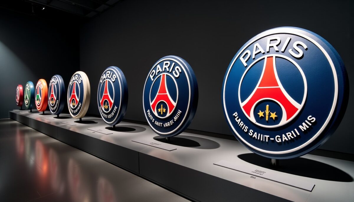 Le parcours du logo du PSG depuis 1970 : étoiles emblématiques et la version exclusive de 2026